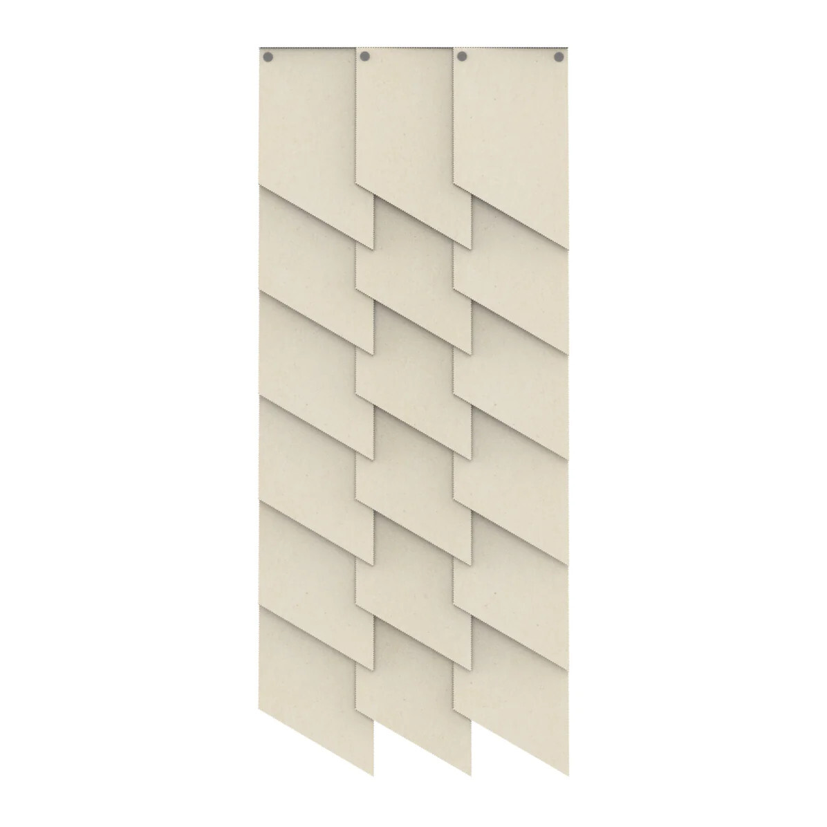 12p felt tile slanted really wool natural 3 18 frontview sq