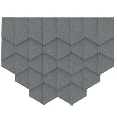 22p felt tile slanted really wool slate 8 34 frontview sq