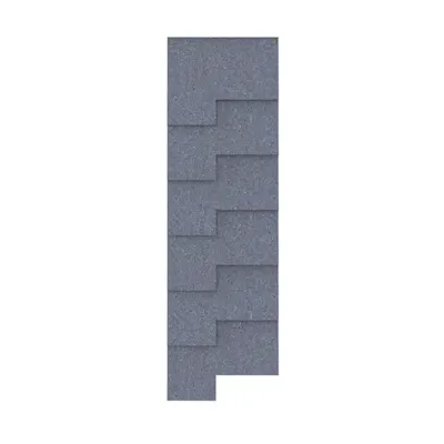 8p felt tile patch really cotton blue