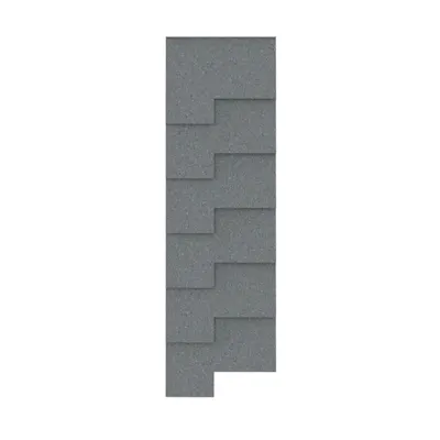 8p felt tile patch really wool slate