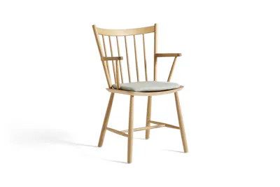 Euklides Hay J Series 42 AA567 A210 J42 wb lacquer oak Seat cushion Hallingdal 116