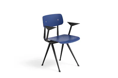 Euklides Hay Result Chair Frame black Dark Blue
