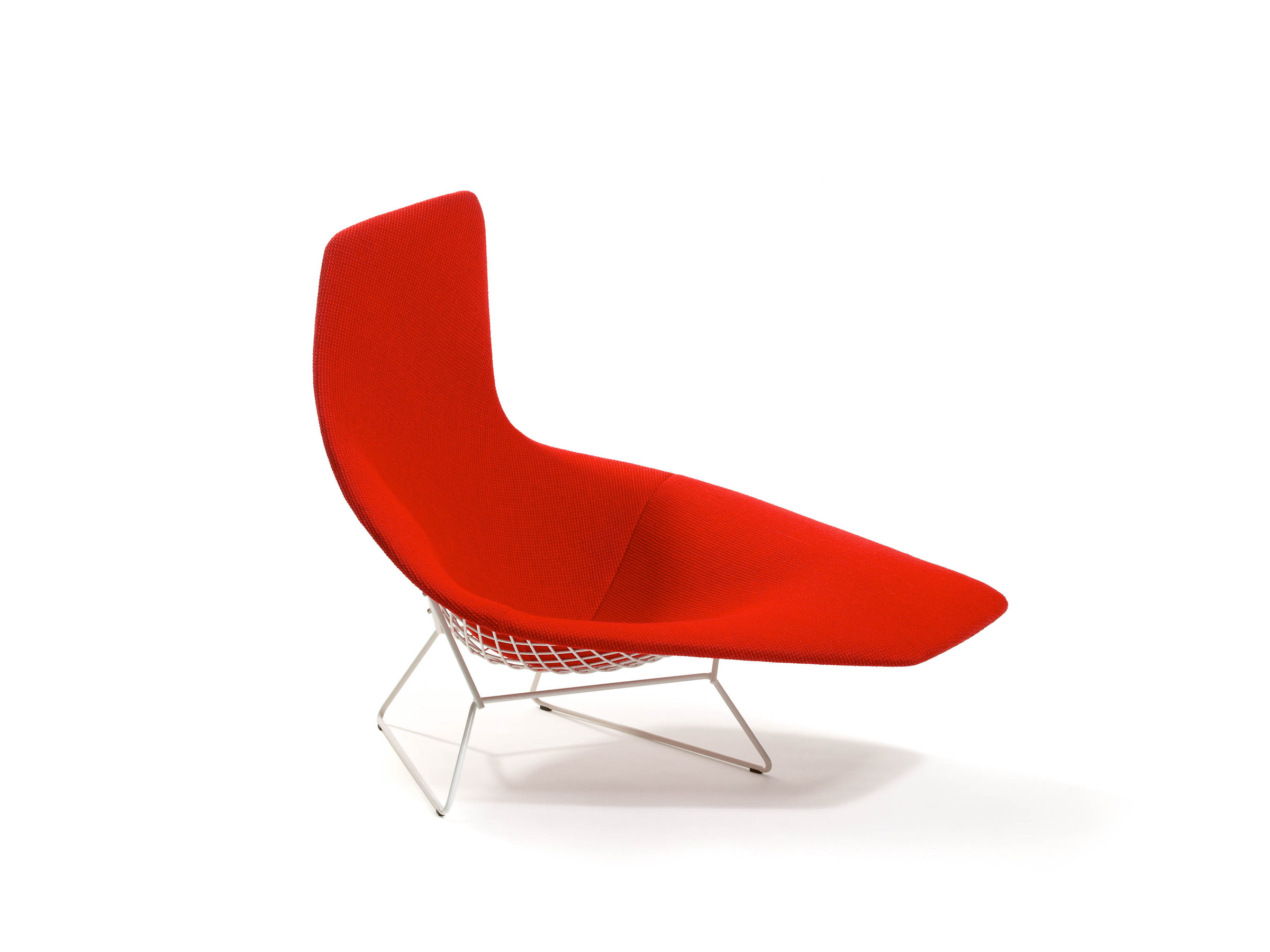 Euklides Knoll Bertoia Asymmetric Chaise by Harry Bertoia main