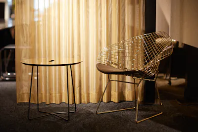 Euklides Knoll Knoll Studio Bertoia Diamond Chair by Harry Bertoia 09