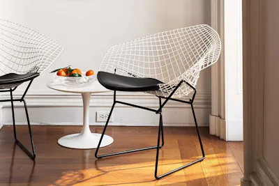 Euklides Knoll Knoll Studio Bertoia Diamond Chair by Harry Bertoia 18