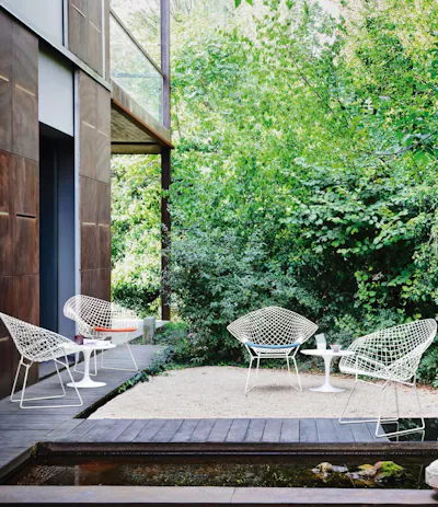 Euklides Knoll Knoll Studio Bertoia Diamond Chair by Harry Bertoia 20