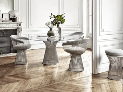 Euklides Knoll Stool by Warren Platner 06