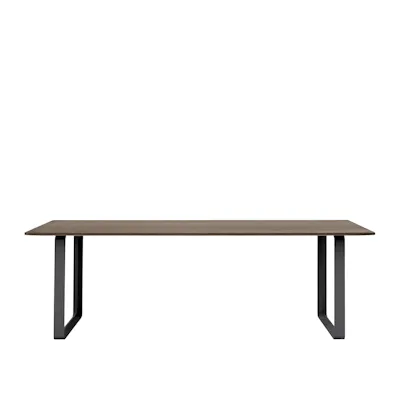 Euklides Muuto 70 70 Table Solid Smoked Oak Top