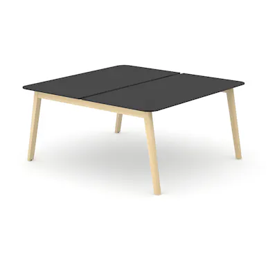 Euklides Nova Wood Desk dobbel Black 02