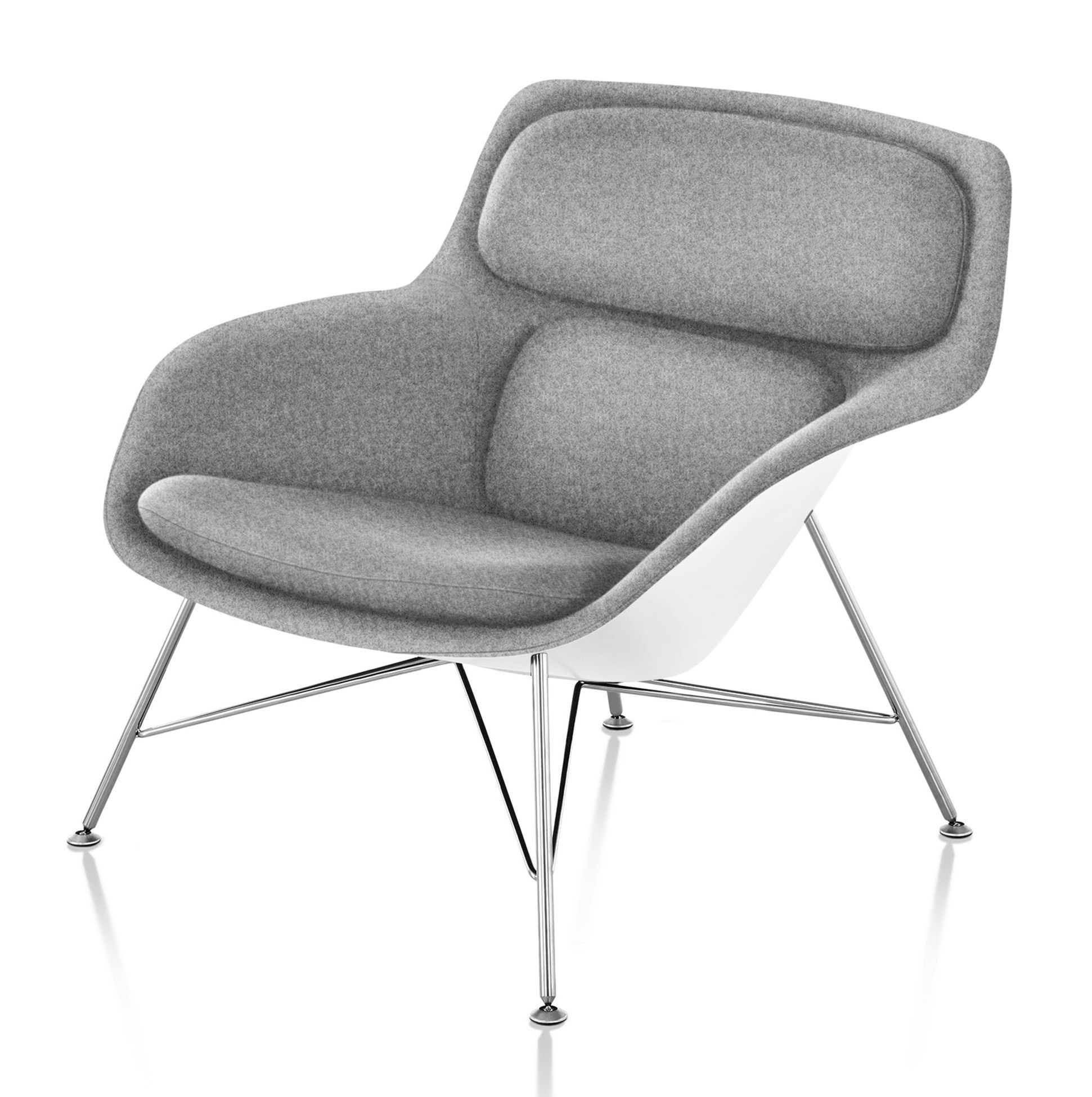 Striad Lounge Chair med trådunderstell