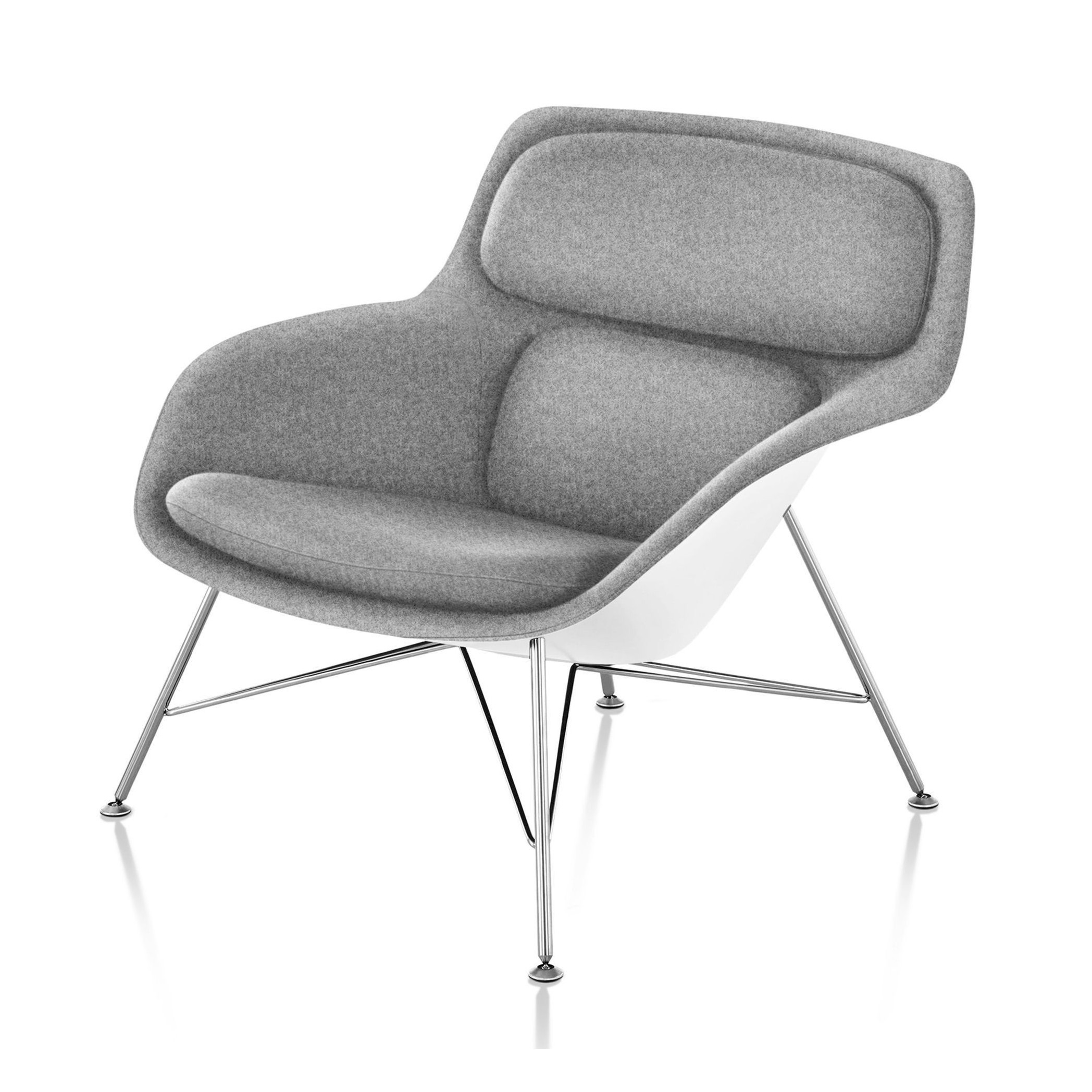 Striad Lounge Chair med trådunderstell