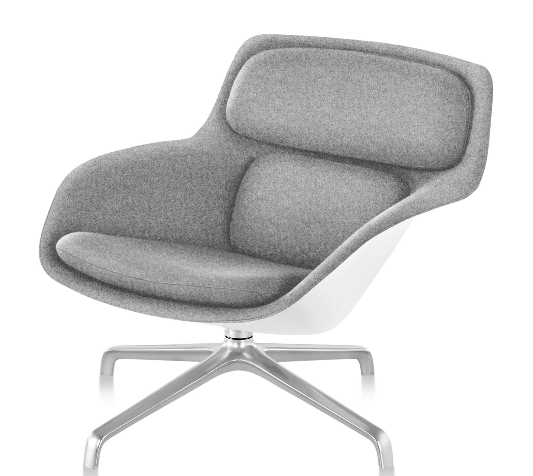 Striad Lounge Chair med dreiefot