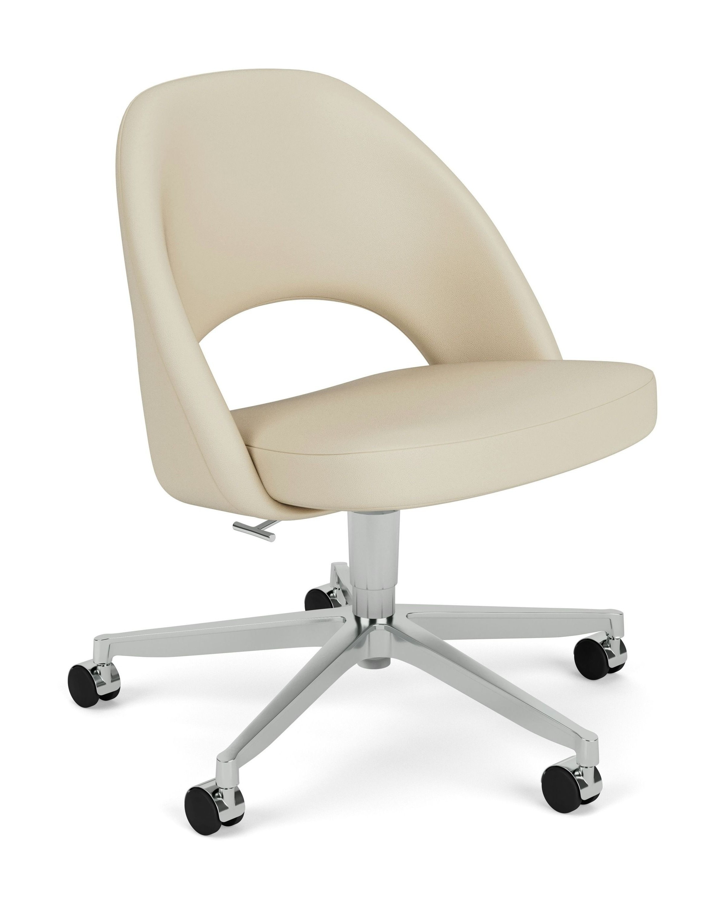 Saarinen Executive Armless Chair with Swivel Base