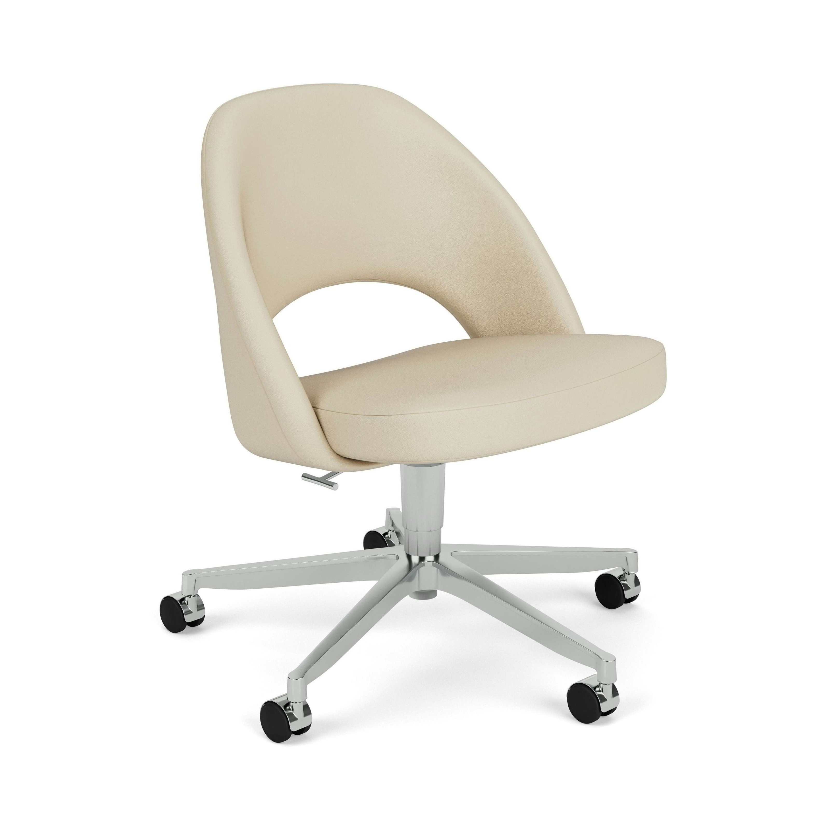 Saarinen Executive Armless Chair with Swivel Base