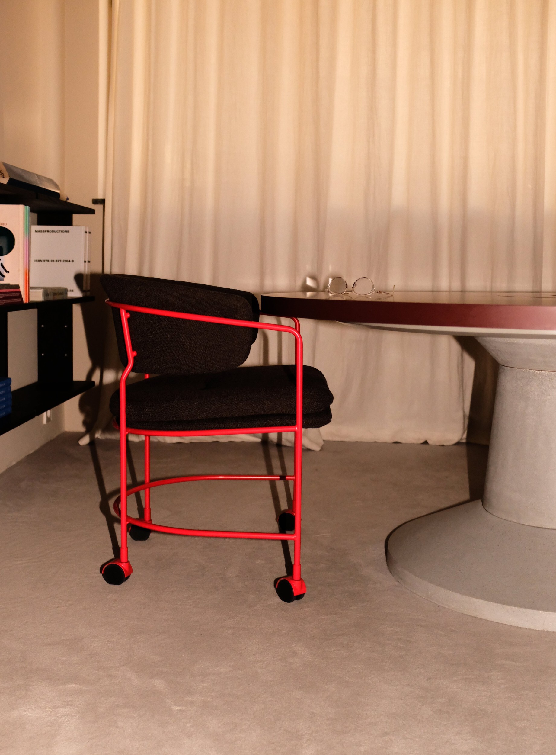 Astro Armchair med hjul