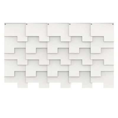 Felt Tile Patch Vegghengt 25 fliser Made by Rom og Tonik available at Euklides 01