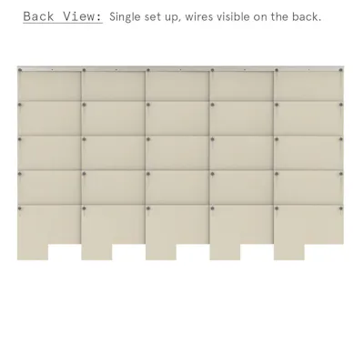 Felt Tile Patch Vegghengt 25 fliser Made by Rom og Tonik available at Euklides 08