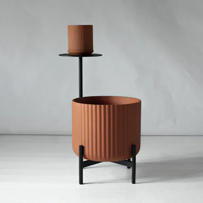 Karousel medium table jardinaire