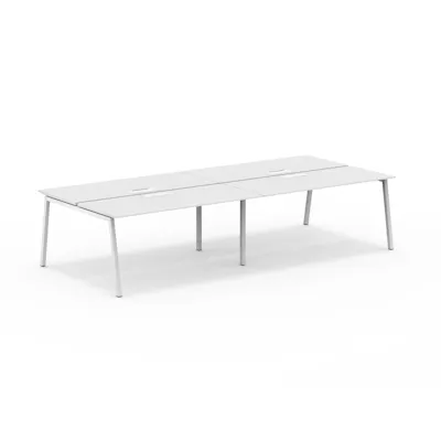 Euklides - U1 Plane Table - Desksharing - Firedobbel - White 01