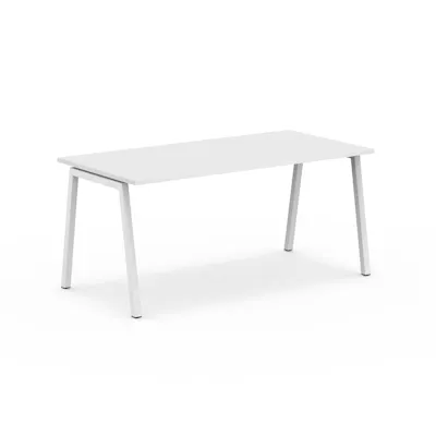 Nova A Desk 1600 Straight White shadow