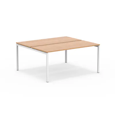 Euklides - U1 Plane Table - Desksharing - Dobbel - Oak