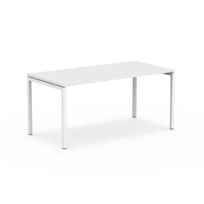 Nova U Desk 1600 White shadow