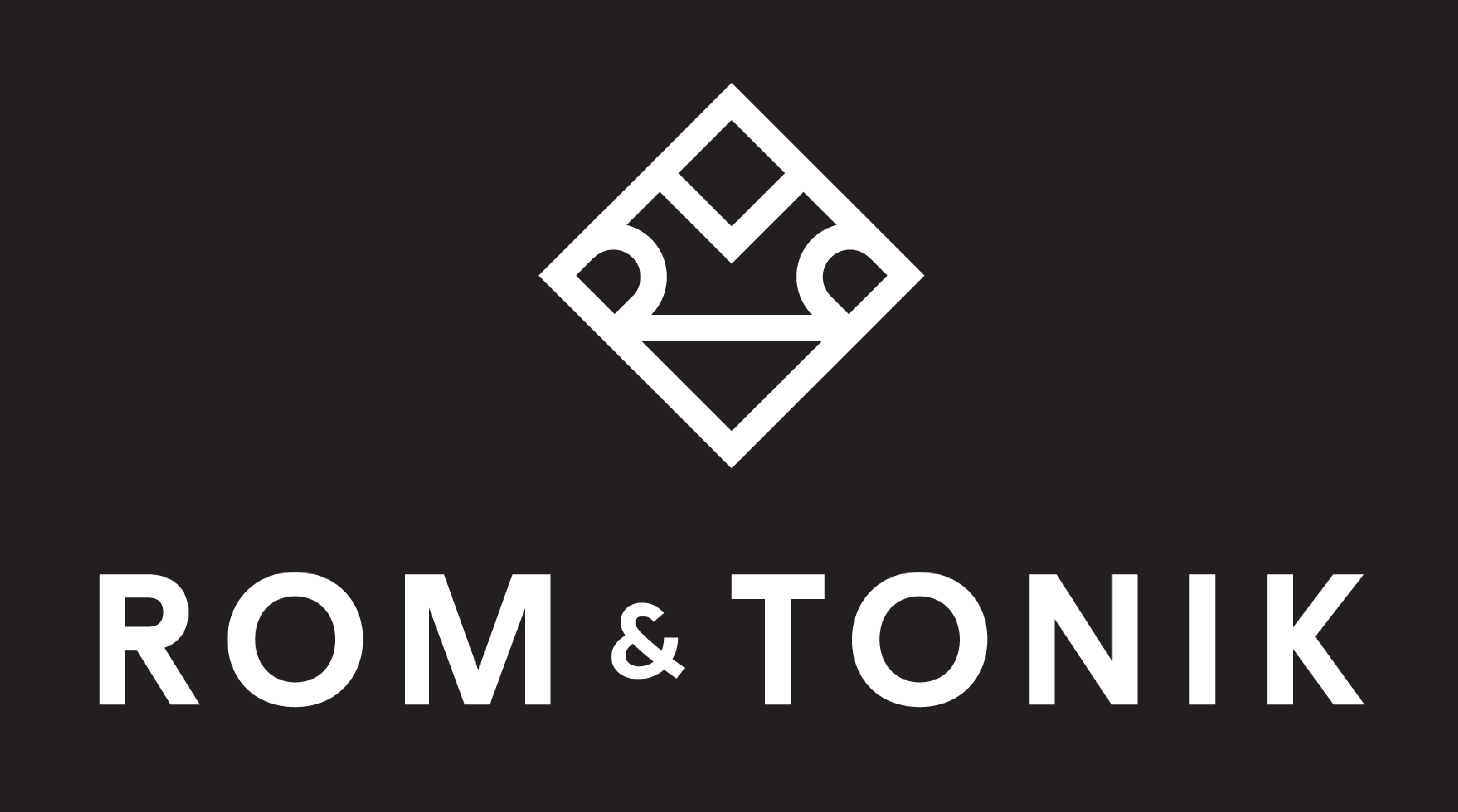 Standardlogo ensfarget hvit pa sort