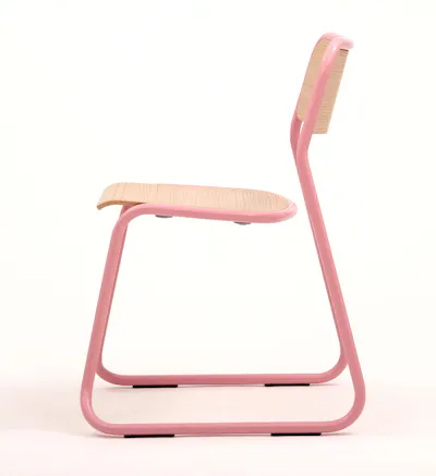 Bounce Chair pink miljø