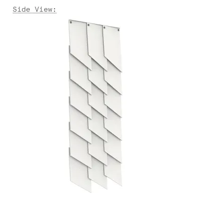 Felt tile slanted really cotton white 3 18 sideview sq 7b420d6b 6819 490a bff2 fb5a4f863