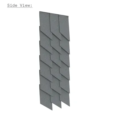 Felt tile slanted really wool slate 3 18 sideview sq eef03475 7496 4c1a be2c 76374c64bfa
