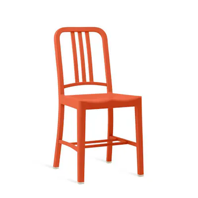 Euklides - Emeco - 111 Navy Chair - Persimmon Orange colour